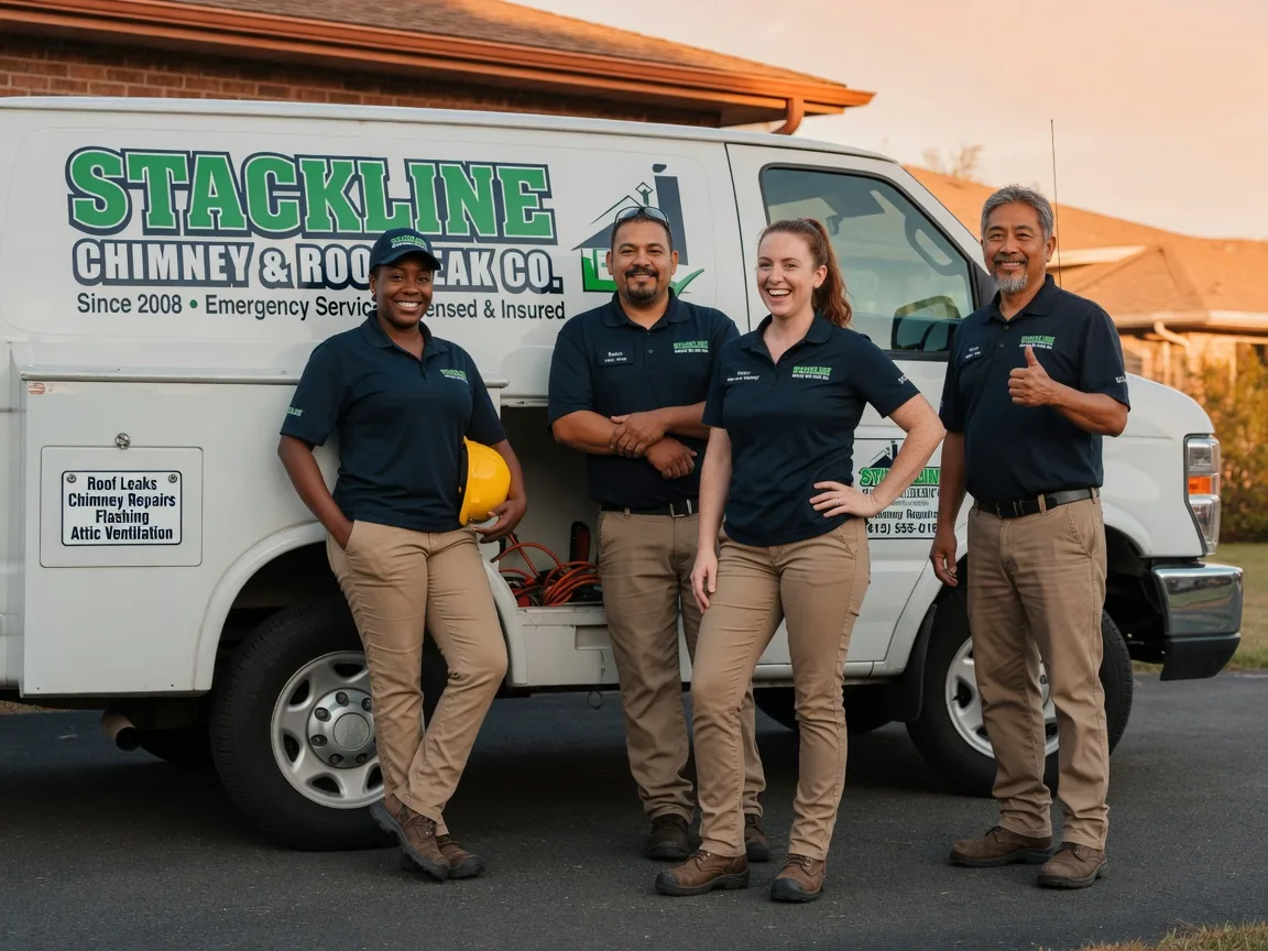 Chimney flashing repair company in Pearl City, IL